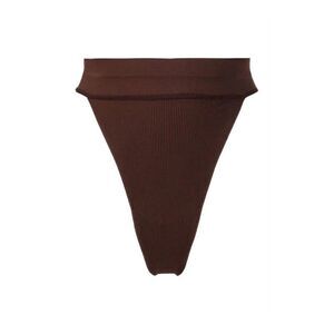 ANDREADAMO Ribbed High-Waisted Thong Women NUDE Underwear